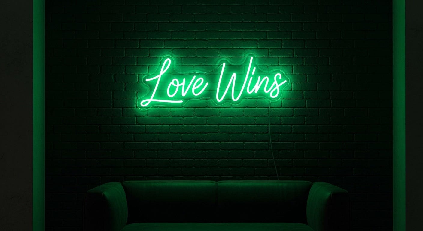 Love Wins Neon Sign