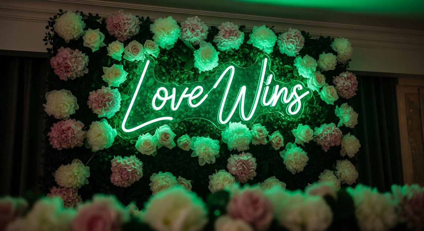 Love Wins Neon Sign