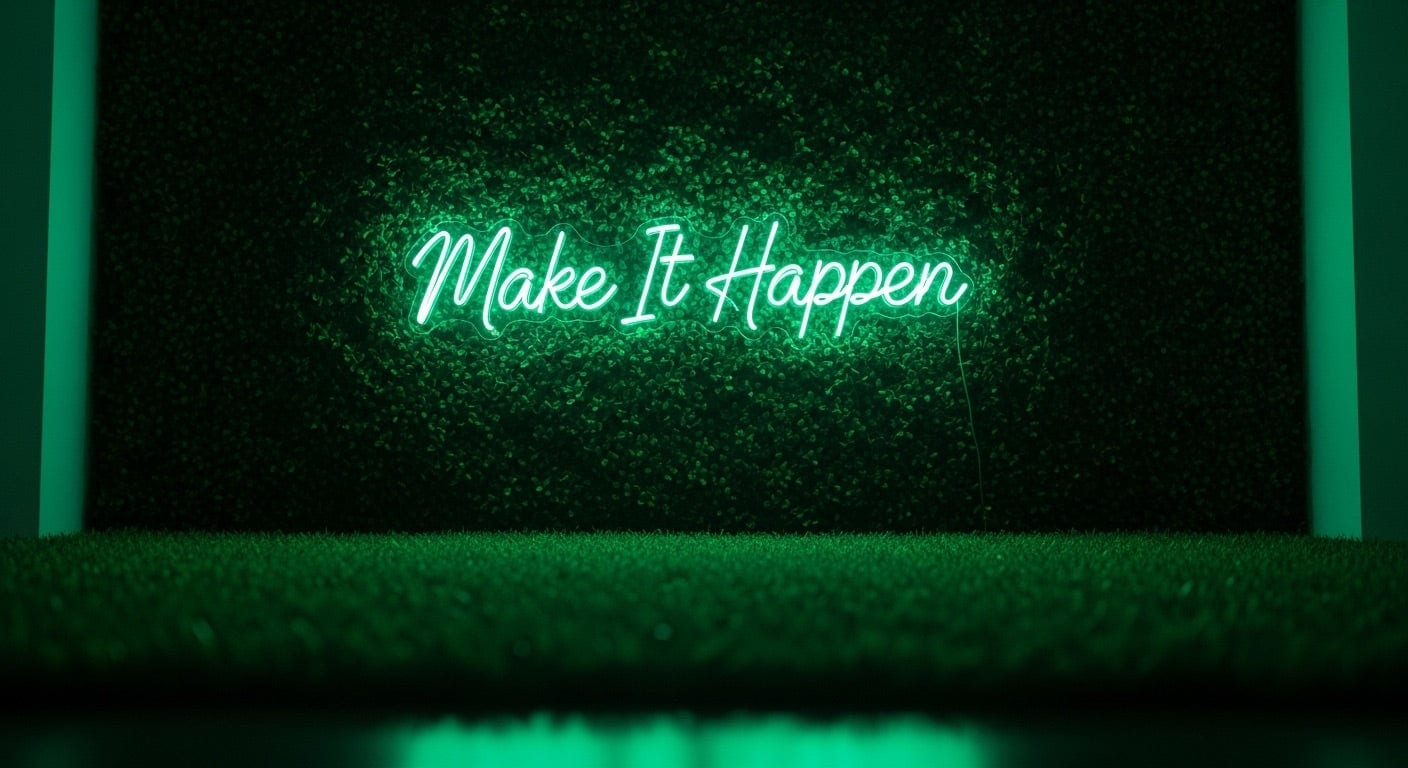 Make It Happen Neon Sign