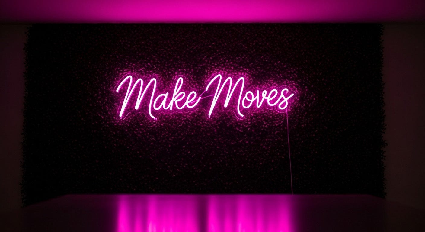 Make Moves Neon Sign