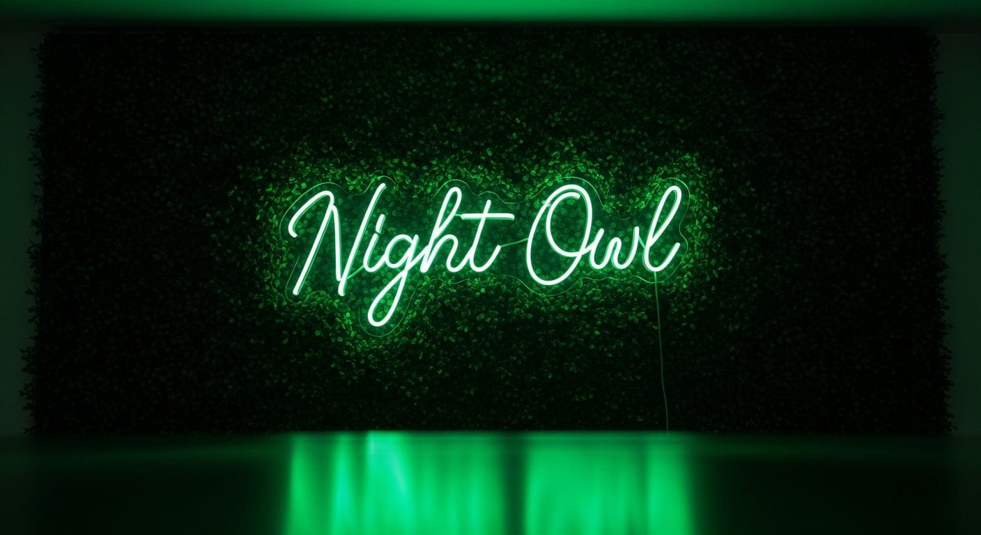 Night Owl Neon Sign
