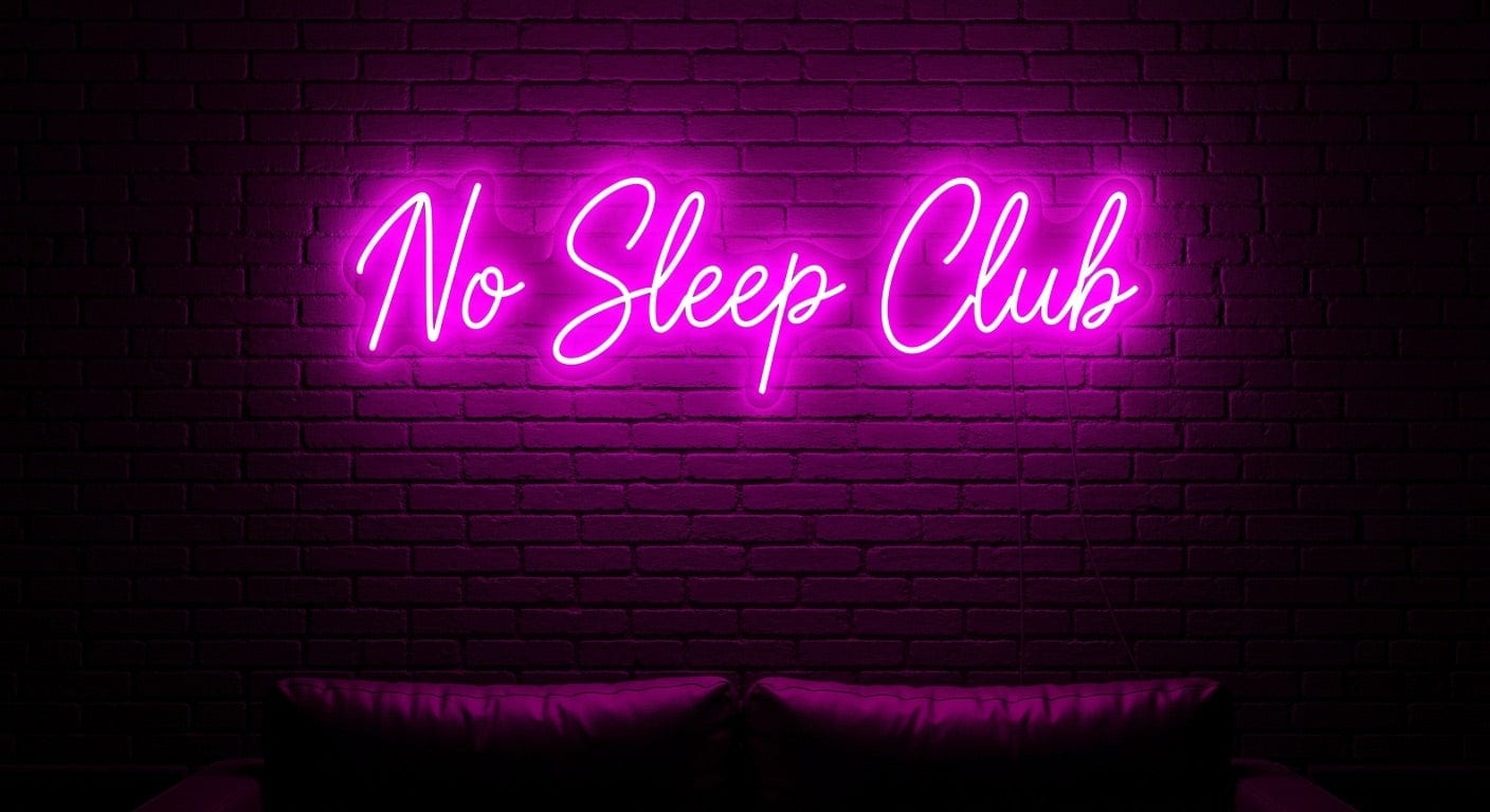 No Sleep Club Neon Sign