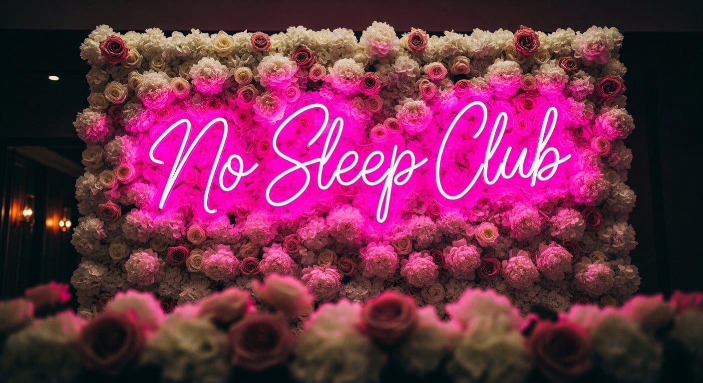 No Sleep Club Neon Sign