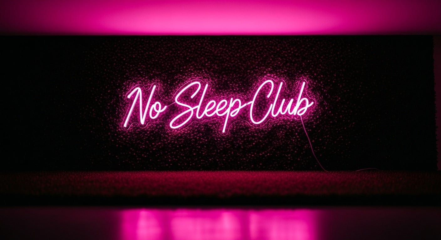 No Sleep Club Neon Sign
