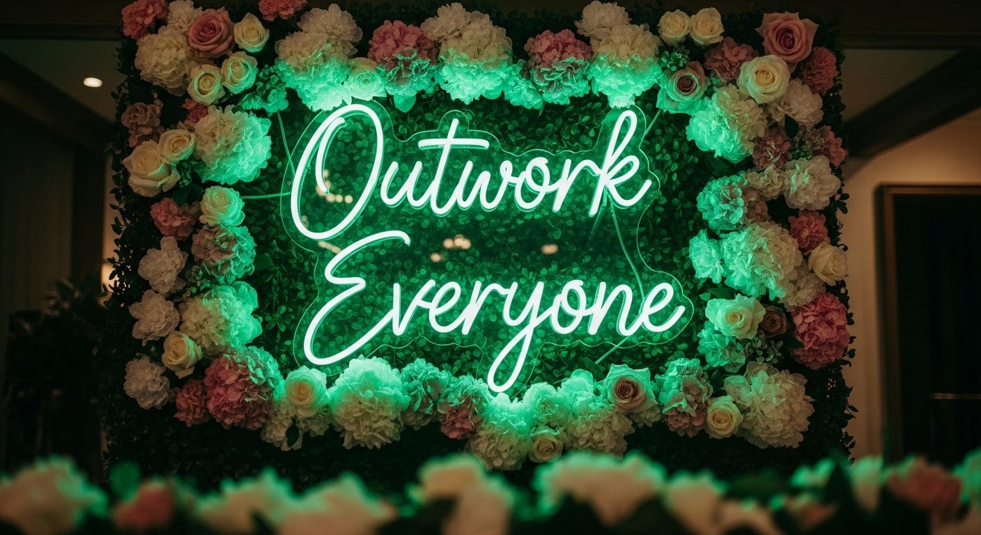 Outwork Everyone Neon Sign
