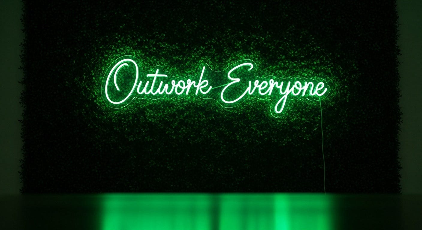 Outwork Everyone Neon Sign