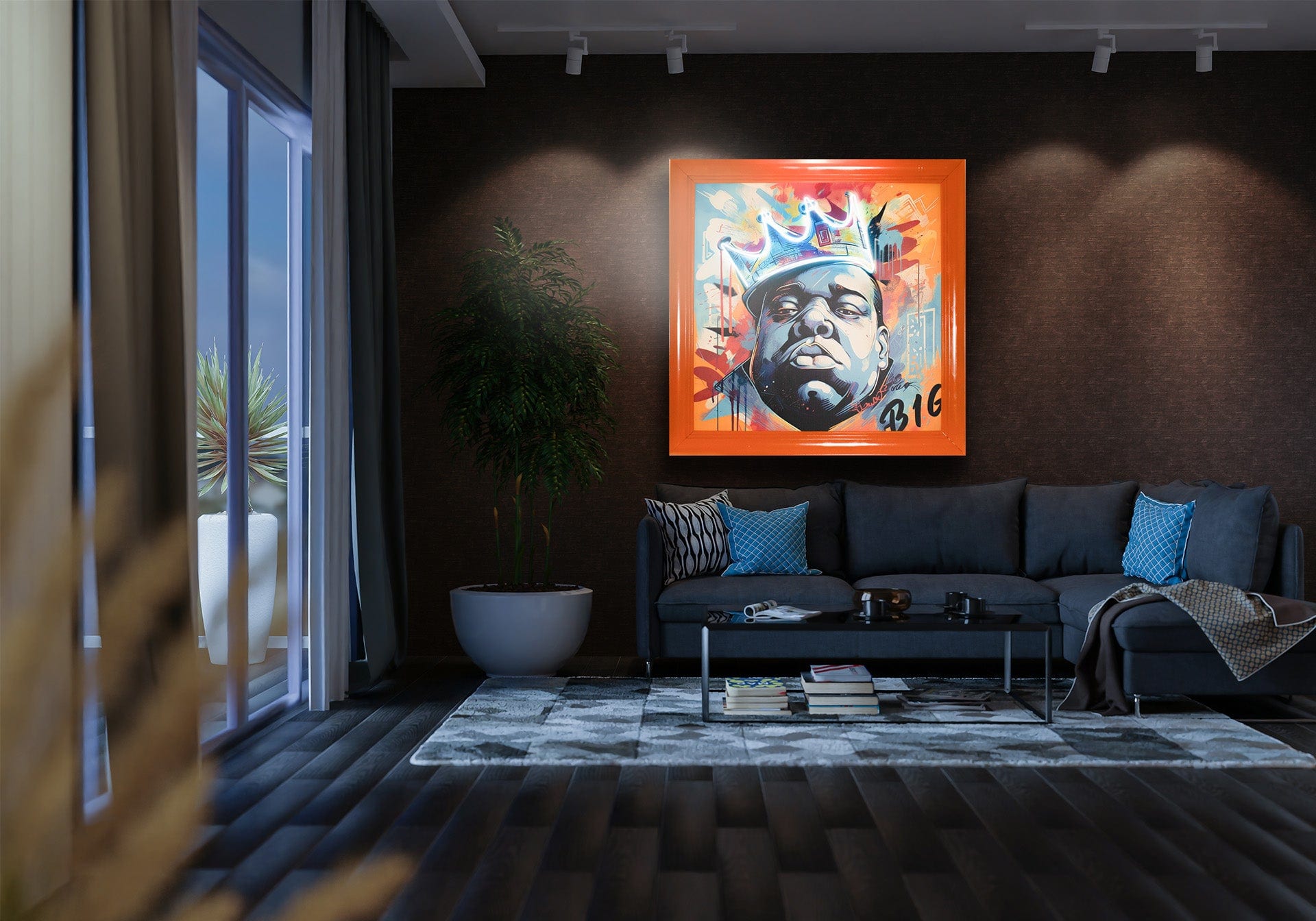 "BIG" Framed LED Wall Art (48" x 48")
