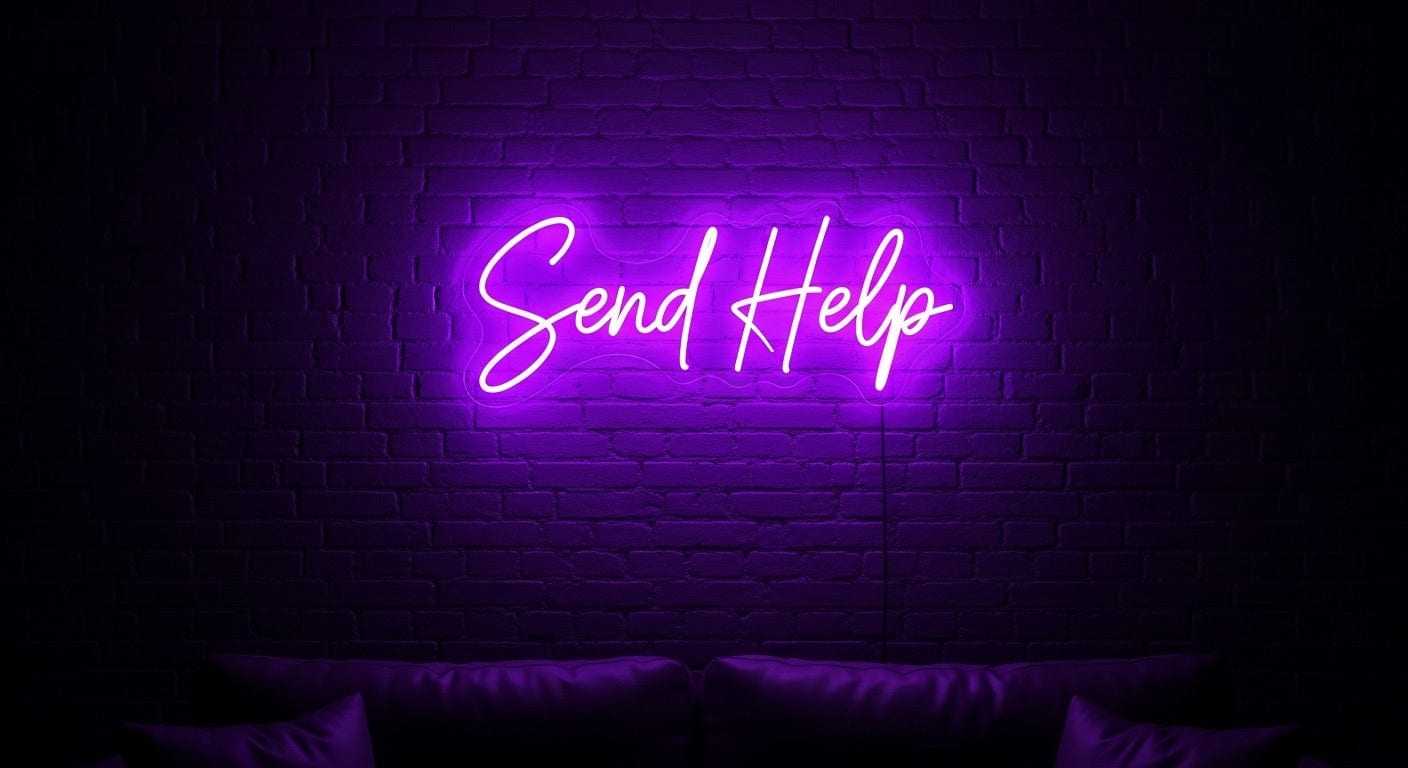 Send Help Neon Sign