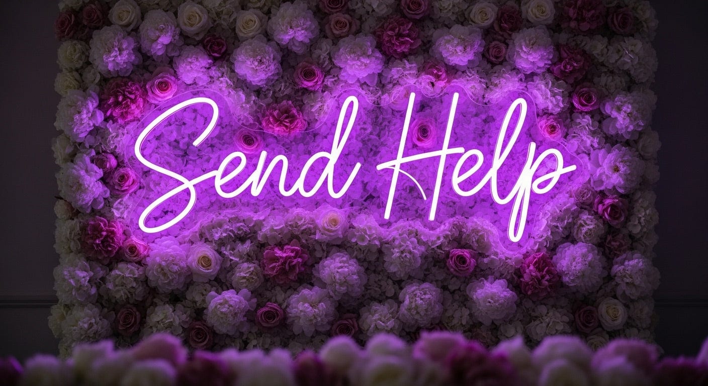 Send Help Neon Sign
