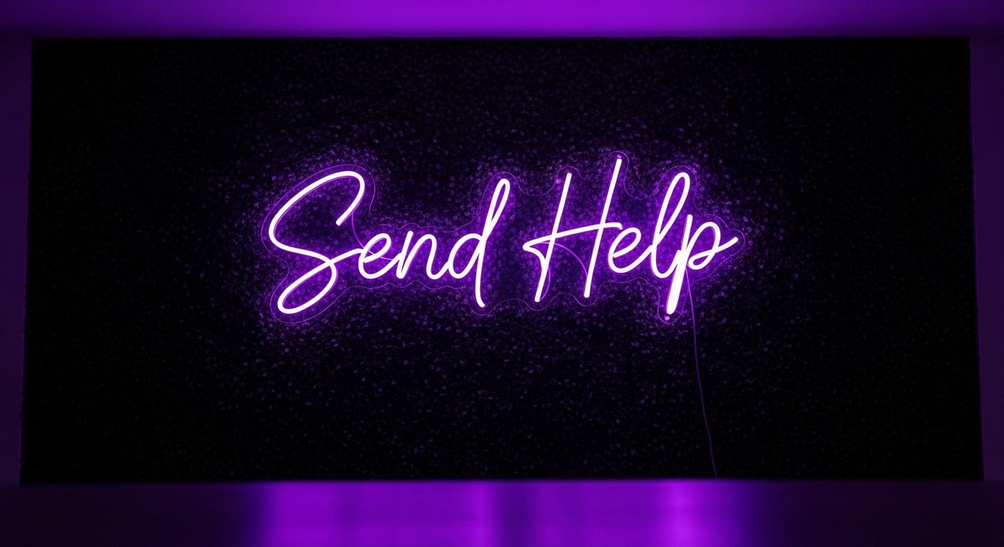 Send Help Neon Sign
