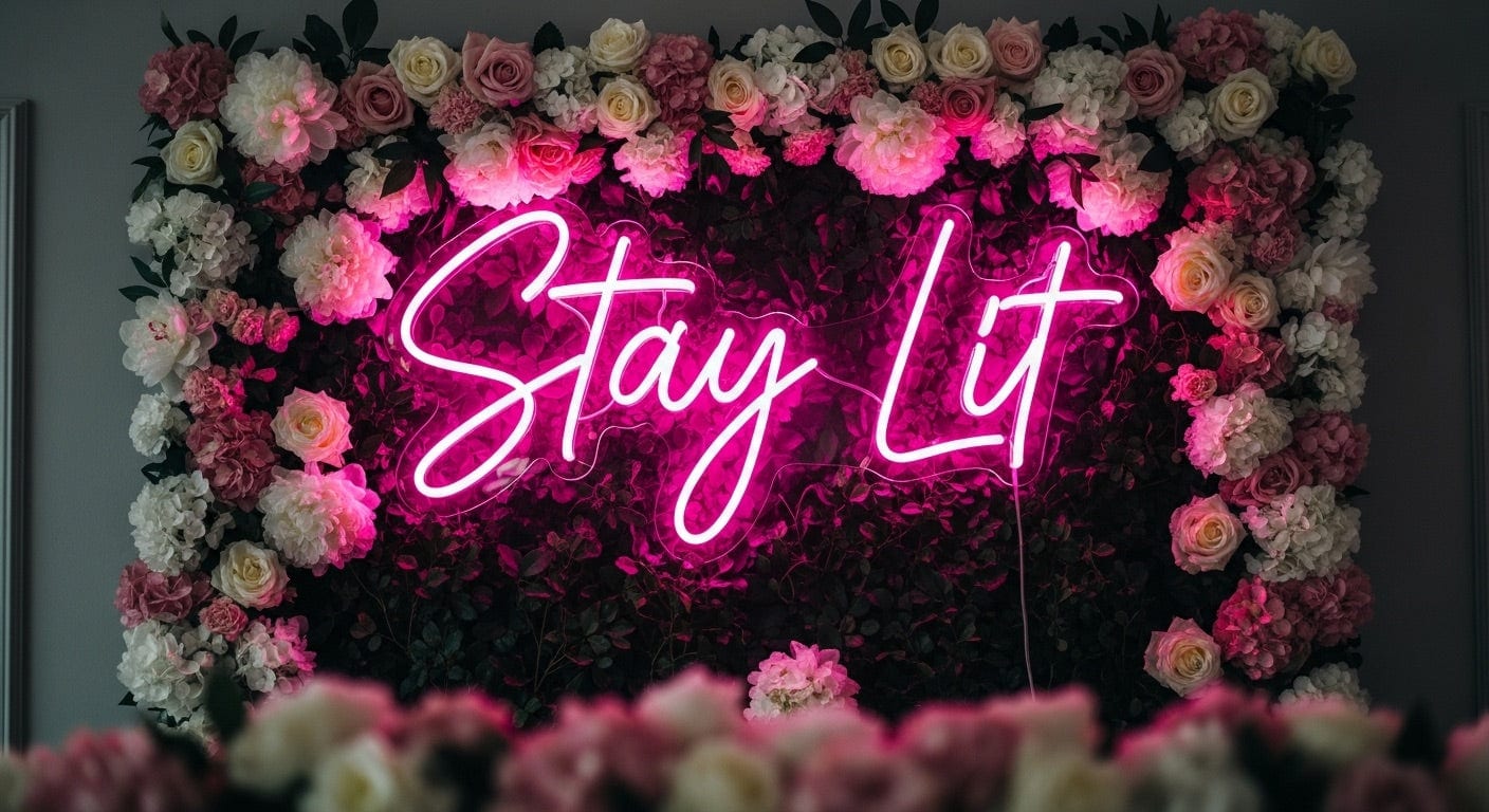Stay Lit Neon Sign