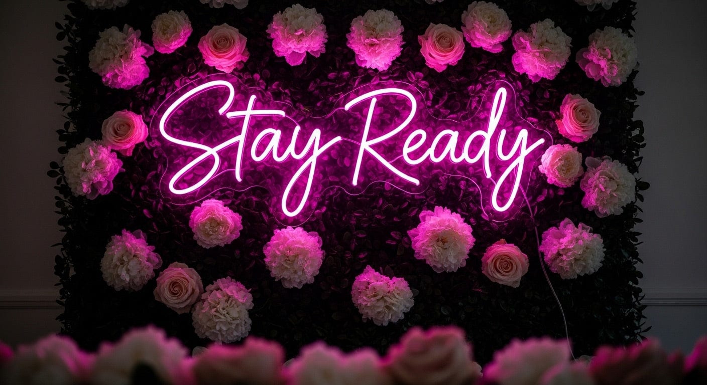 Stay Ready Neon Sign