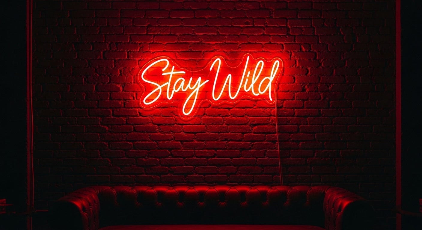 Stay Wild Neon Sign