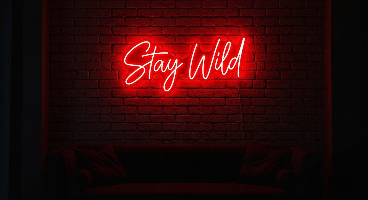 Stay Wild Neon Sign
