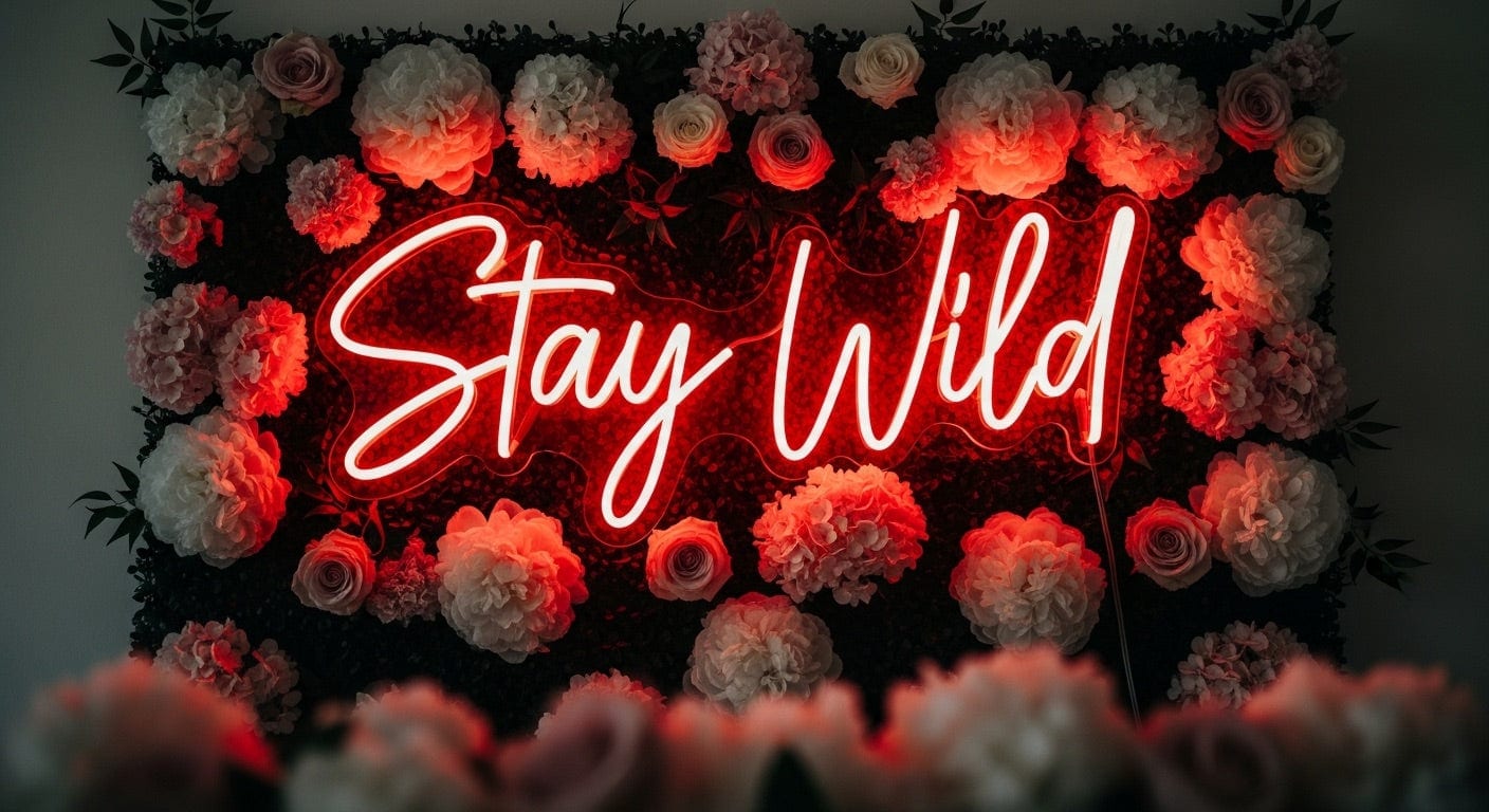 Stay Wild Neon Sign
