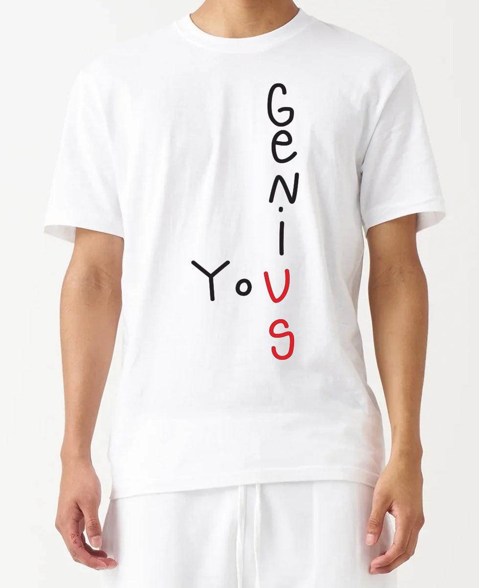 "White Tee Cactus Jack" by GeniUS