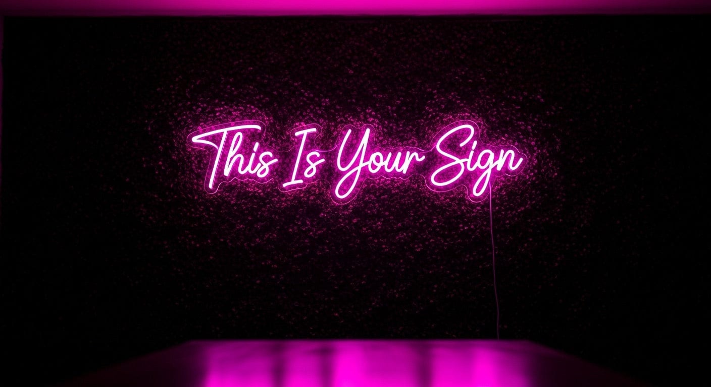 This Is Your Sign Neon Sign