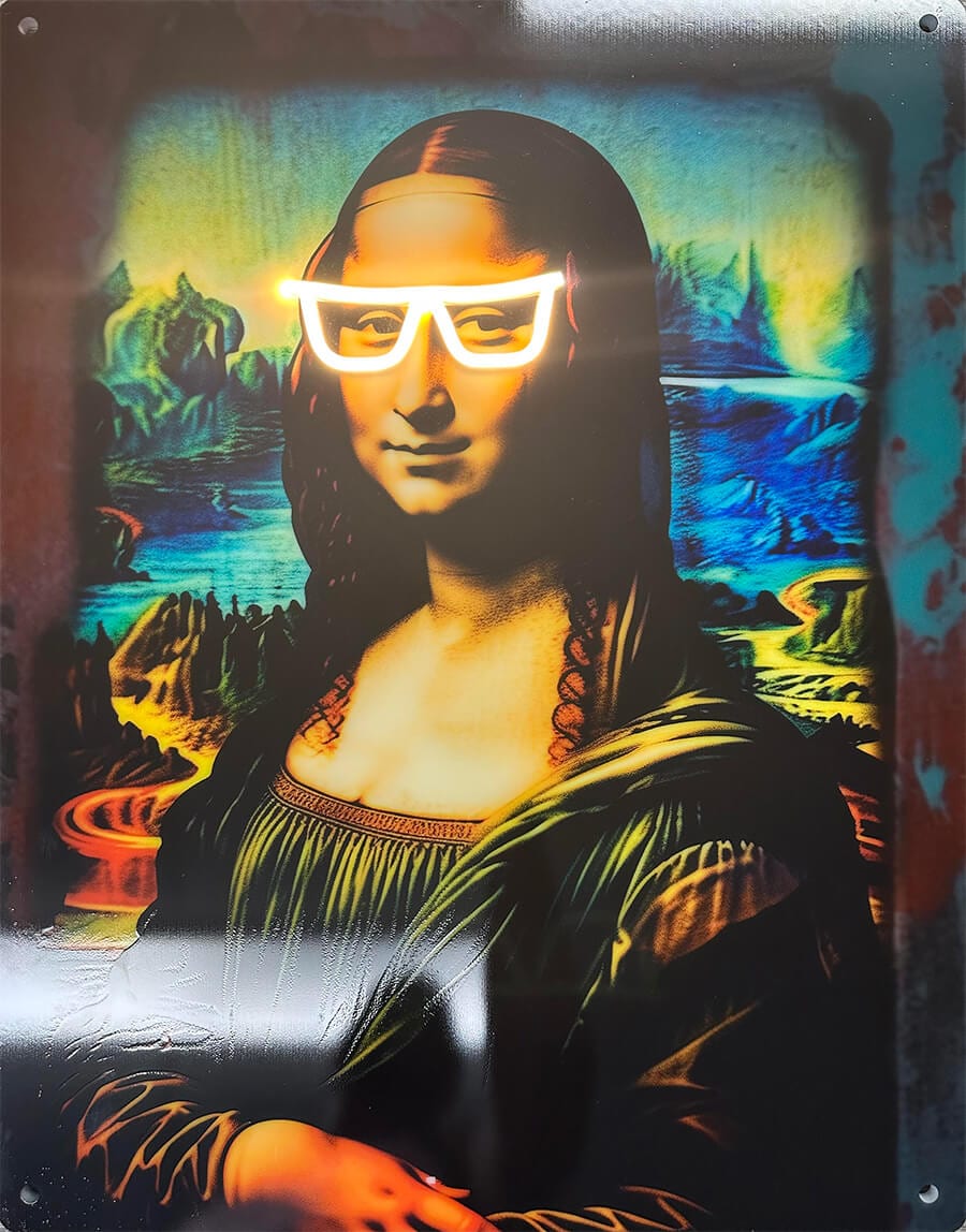 "Lisa" Acrylic LED Wall Art (18" x 23")